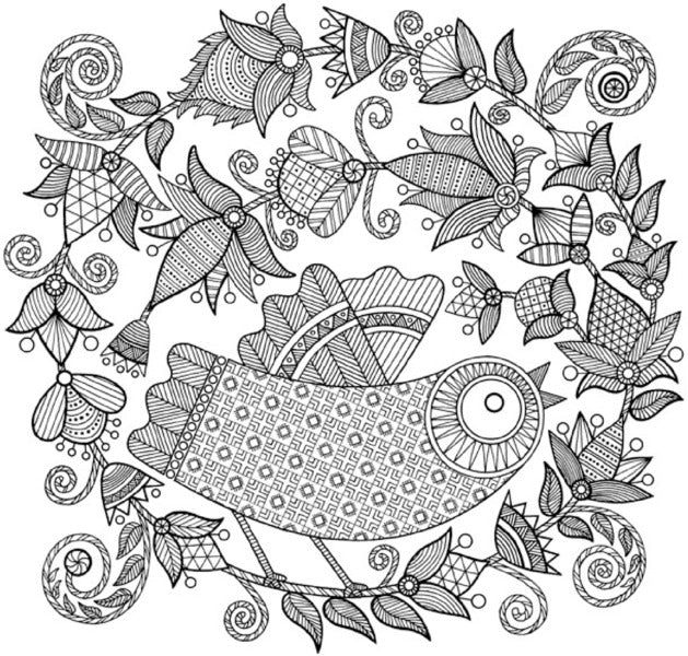 Zoo Antistress coloring book / Звіросад. Розмальовка-антистрес  978-966-10-4797-5-3