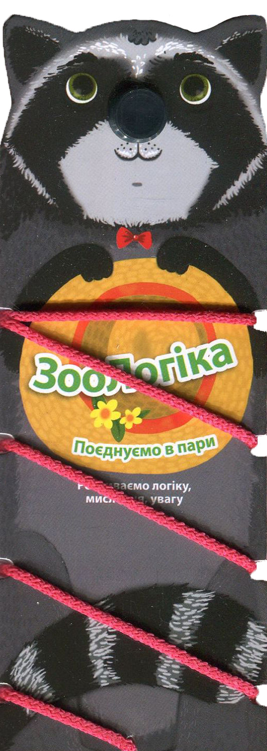 Zoology. Raccoon. Combine in pairs / ЗооЛогіка. Єнот. Поєднуємо в пари  978-966-943-004-5-1