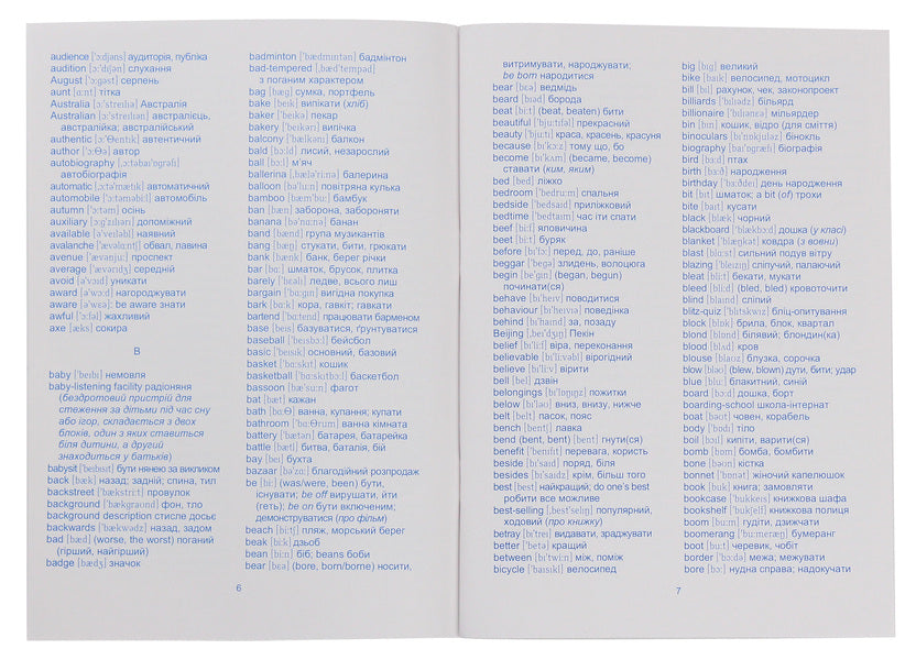 Zoshi-Slovnik To The Anglіysko Movi For Grades 5-9 Alexander Sagan / Александр Саган 9789663087757-3