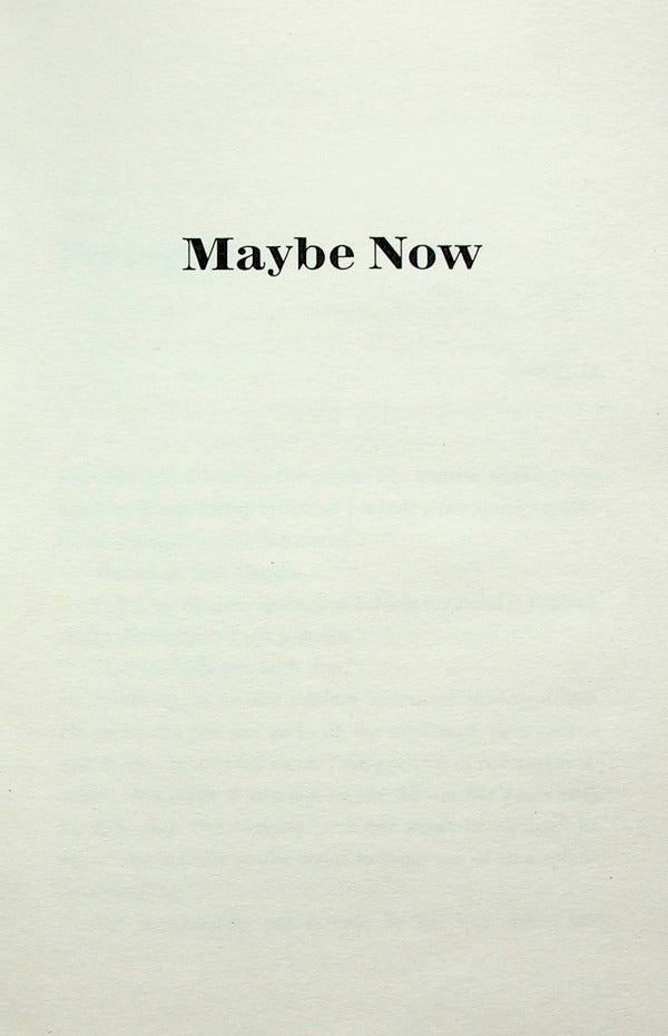 maybe now / Maybe Now Коллин Гувер 978-1-3985-2112-4-3