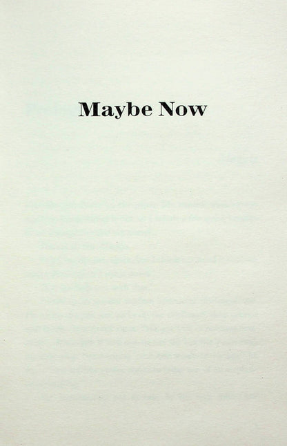 maybe now / Maybe Now Коллин Гувер 978-1-3985-2112-4-3