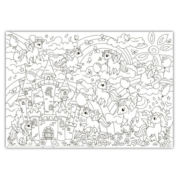unicorns Coloring book / Єдиноріжки. Розмальовка  978-617-7542-06-2-3