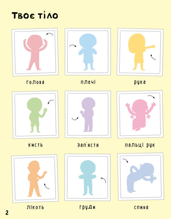 your body The first sticker book / Твоє тіло. Перший стікербук Фелисити Брукс 9786175230077-2